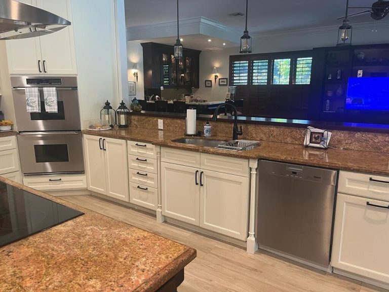 Finished interior remodeling project